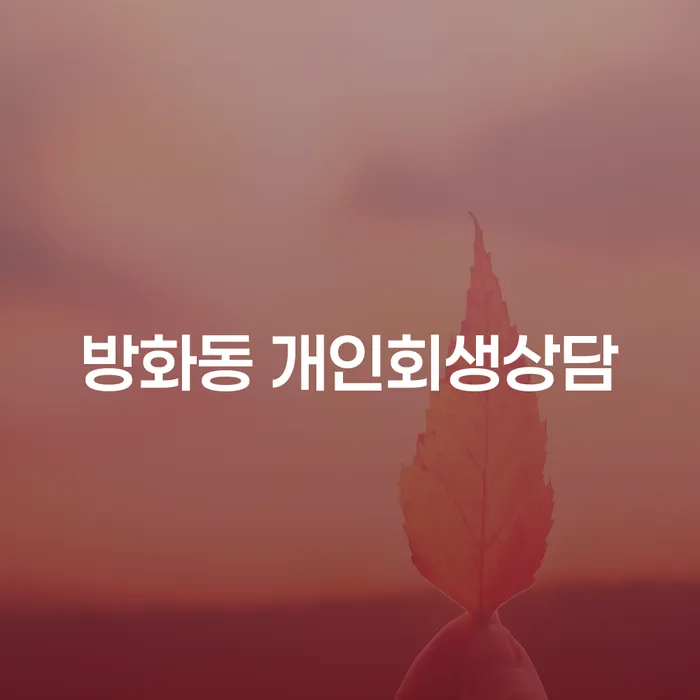 방화동 개인회생상담, 나에게 맞는 방법은 무엇일까요?